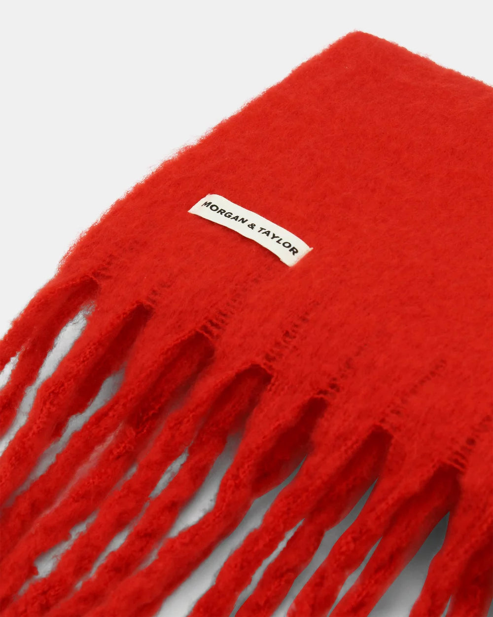 Morgan &amp; Taylor Ella Woven Scarf in Red