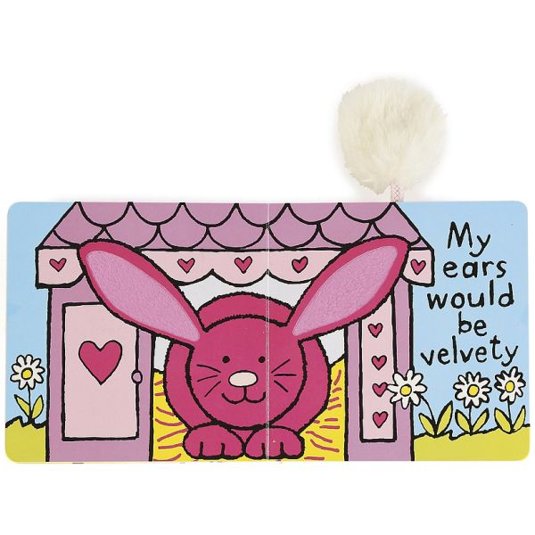 Jellycat If I Were A Rabbit Board Board Book Pink