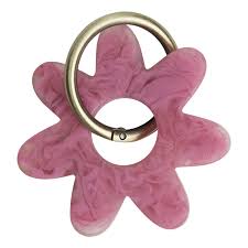 Sage x Clare Whitney Key Ring Fuchsia
