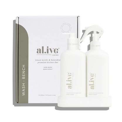 AL.IVE Kitchen Duo Dish Wash and Hand Wash Lemon Myrtle &amp; Honeydew