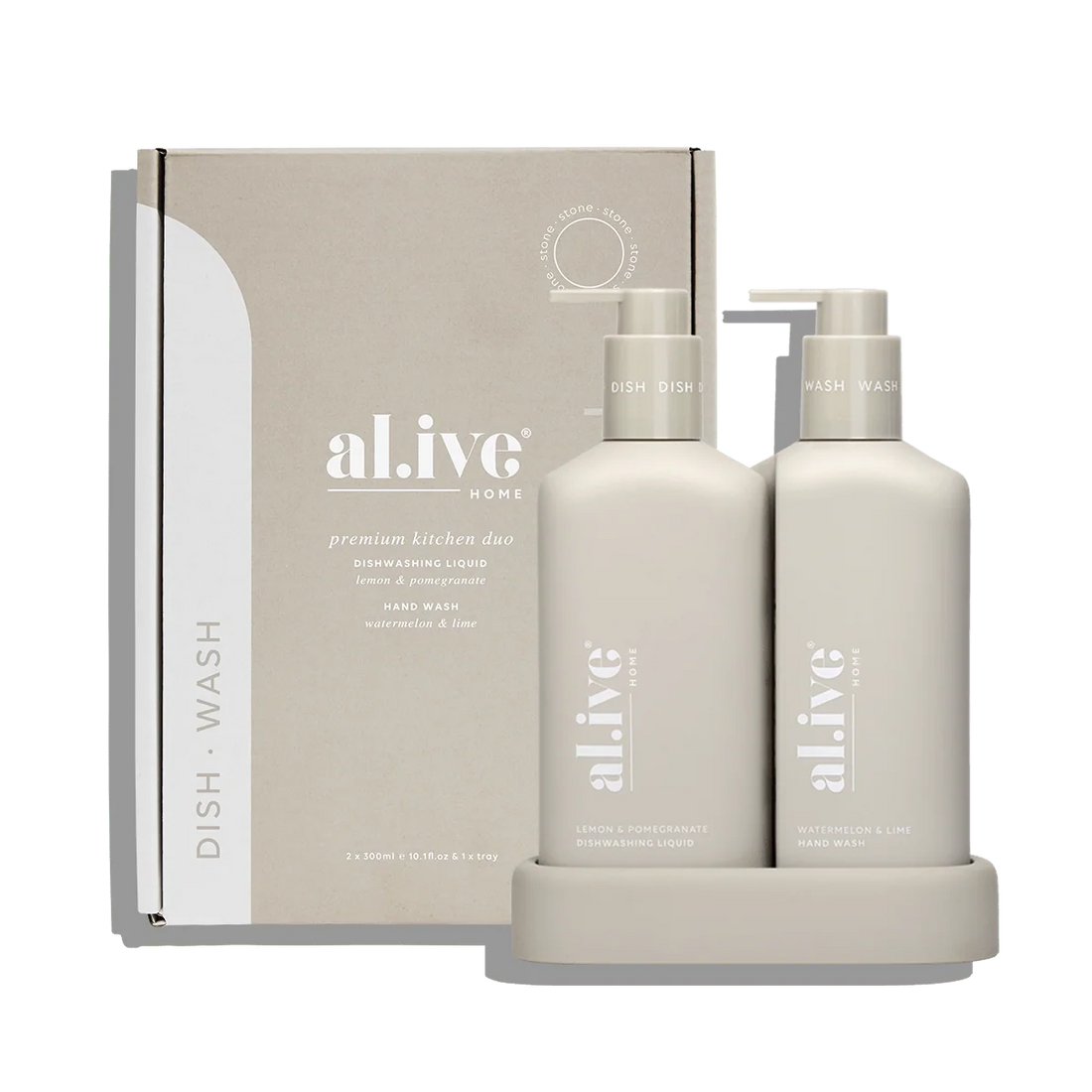 AL.IVE Kitchen Duo Dish Wash and Hand Wash Lemon &amp; Pomegranate and Watermelon &amp; Lime