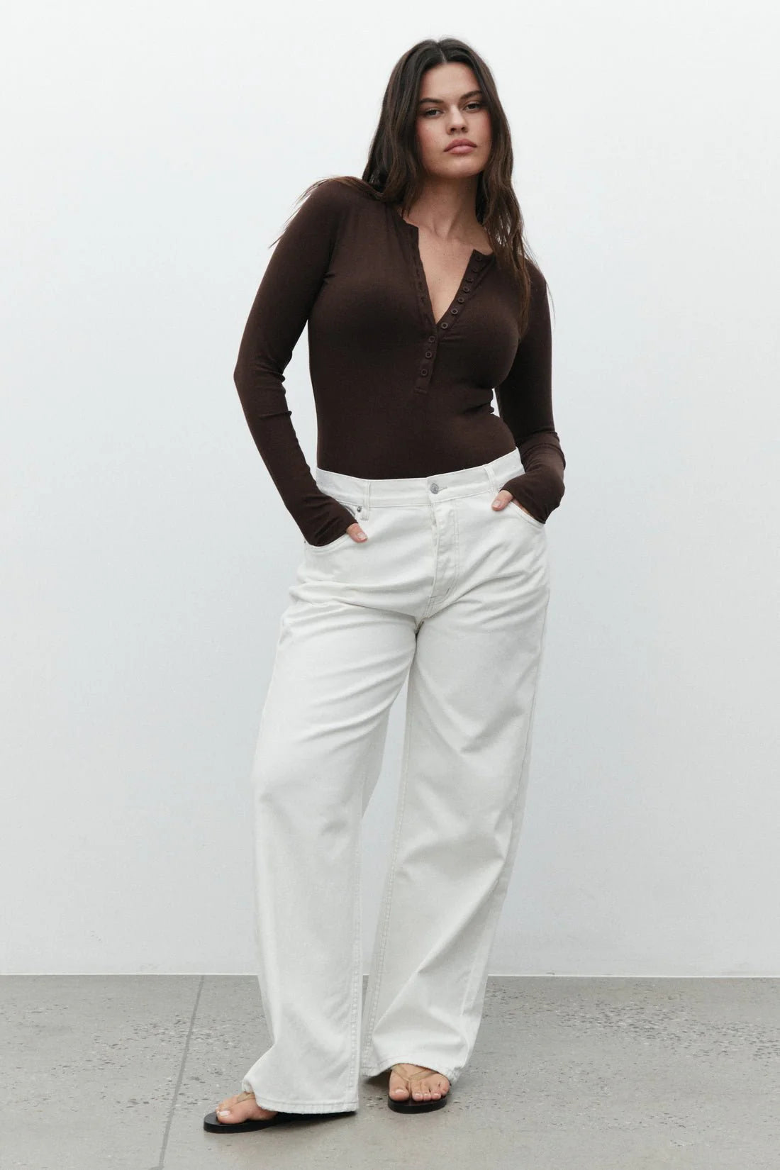 Bayse Lara Bodysuit Chocolate