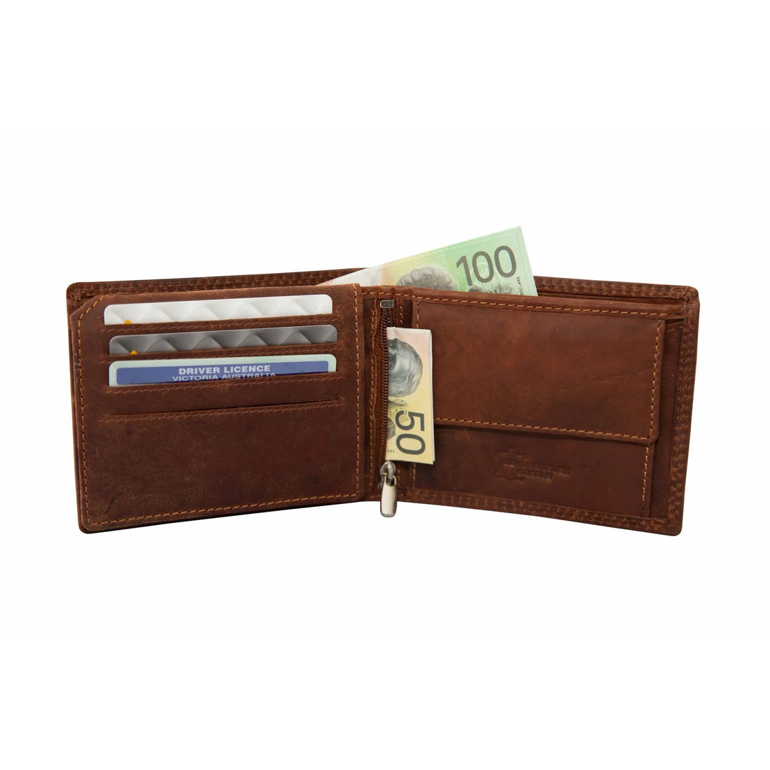 Greenwood Leather Wallet Lithgow- Sandal