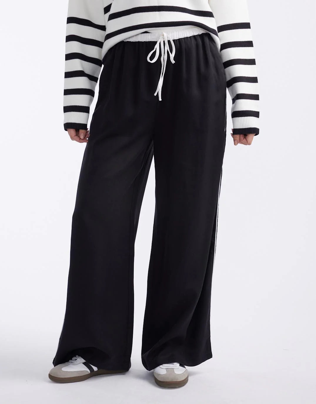Little Lies Lottie Tencel Pants Black