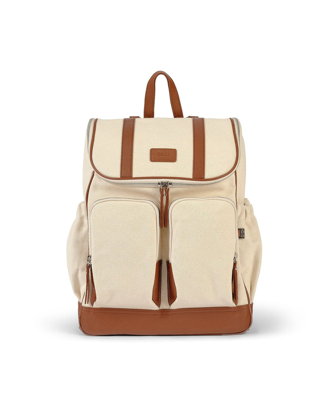 OiOi Signature Nappy Backpack - Natural Canvas