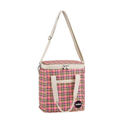 Kollab Mini Cooler Pink Houndstooth