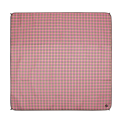 Kollab Picnic Mat Pink Houndstooth