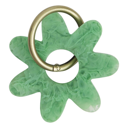Sage x Clare Whitney Key Ring Emerald