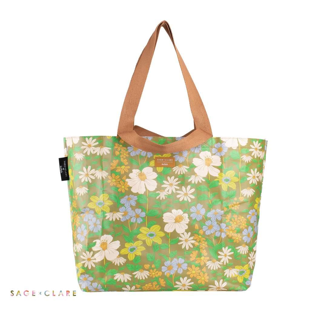 Kollab Shopper Tote Sage & Clare & Kollab Floria