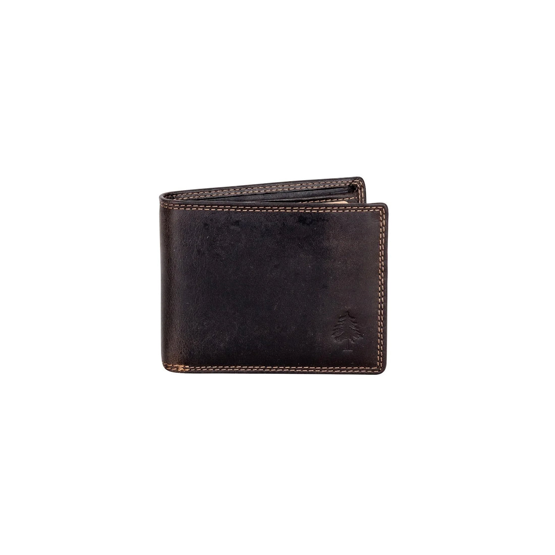 Greenwood Leather Samson RFID Leather Wallet Brown