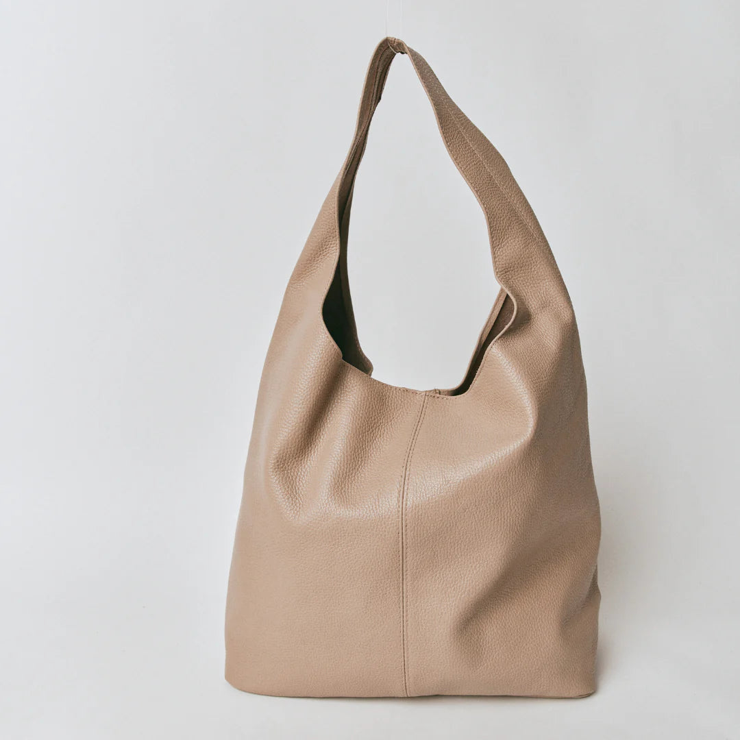 Vestirsi Scarlett Leather Hobo Bag Beige – Casual Step