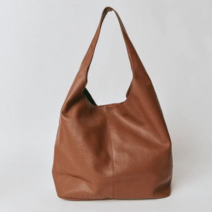 Vestirsi Scarlett Leather Hobo Bag Chestnut