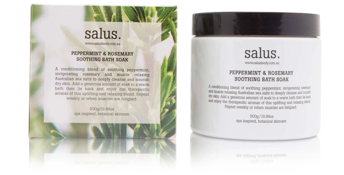 Salus Peppermint &amp; Rosemary Soothing Bath Soak 500g