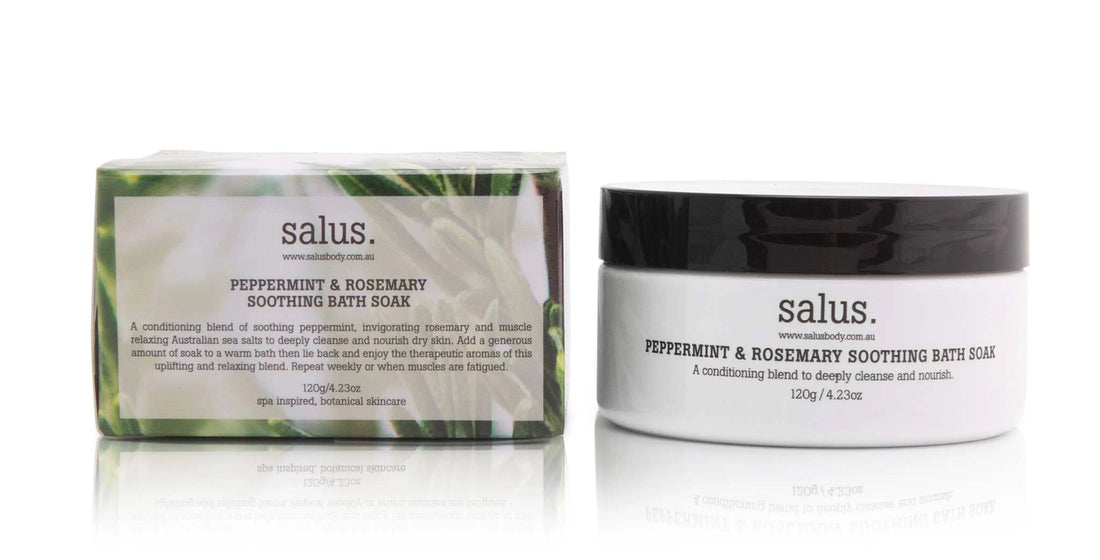 Salus Peppermint &amp; Rosemary Soothing Bath Soak 120g