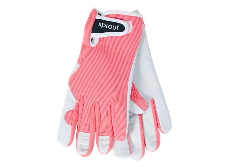 Sprout Goatskin Gloves Coral