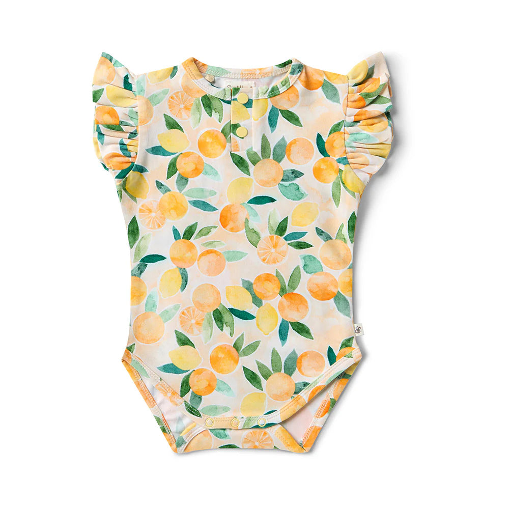 Snuggle Hunny Sunny Citrus Organic Bodysuit