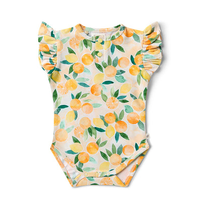 Snuggle Hunny Sunny Citrus Organic Bodysuit