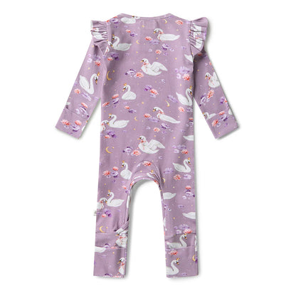 Snuggle Hunny Organic Growsuit Swan Lake