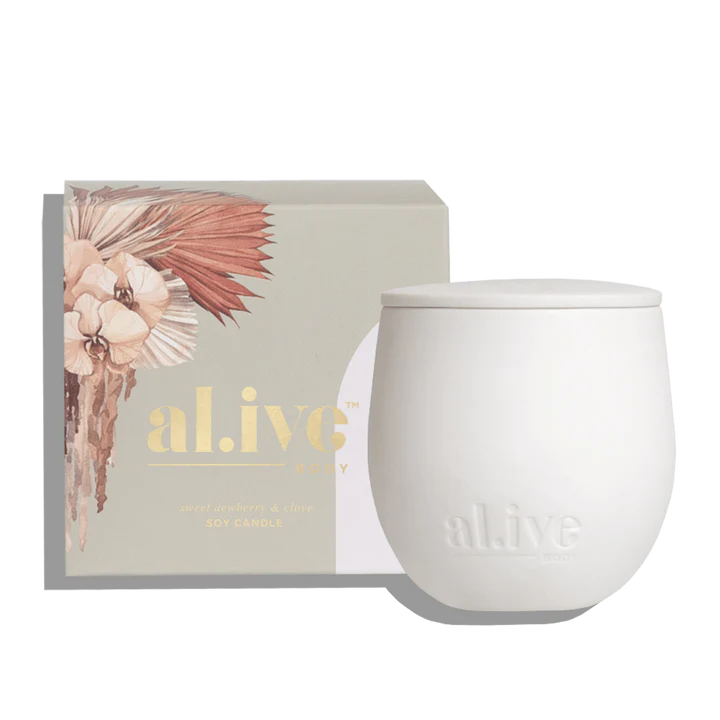 Al.ive Sweet Dewberry &amp; Clove Soy Candle