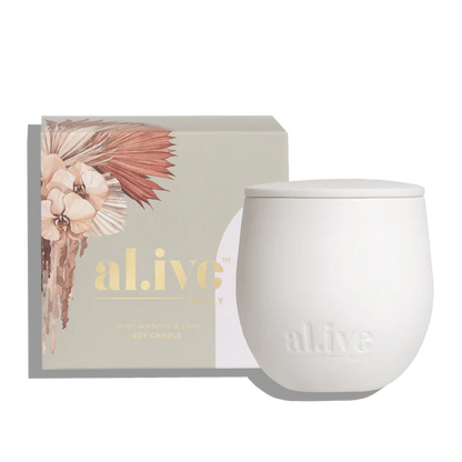 Al.ive Sweet Dewberry &amp; Clove Soy Candle