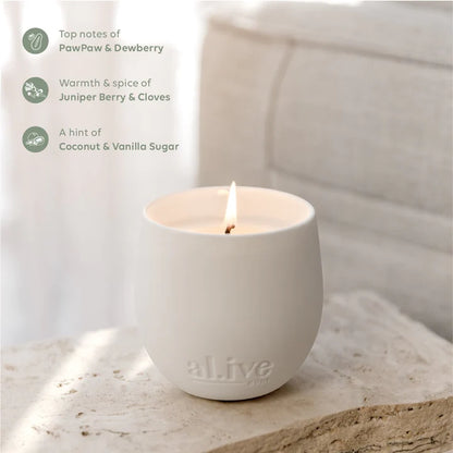 Al.ive Sweet Dewberry &amp; Clove Soy Candle