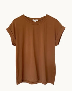 Little Lies Rhodes Tee - Terracotta