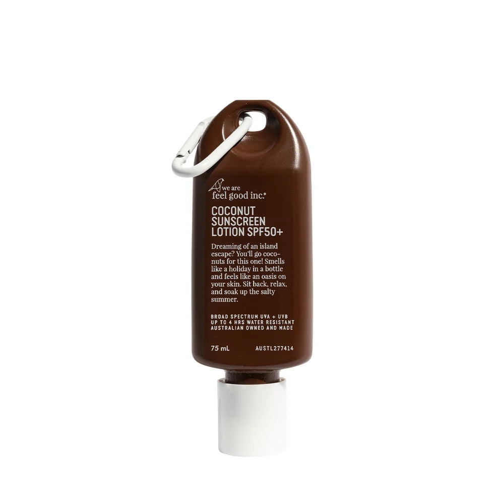 We Are Feel Good Inc. Coconut Sunscreen Lotion SPF50+ 75mL