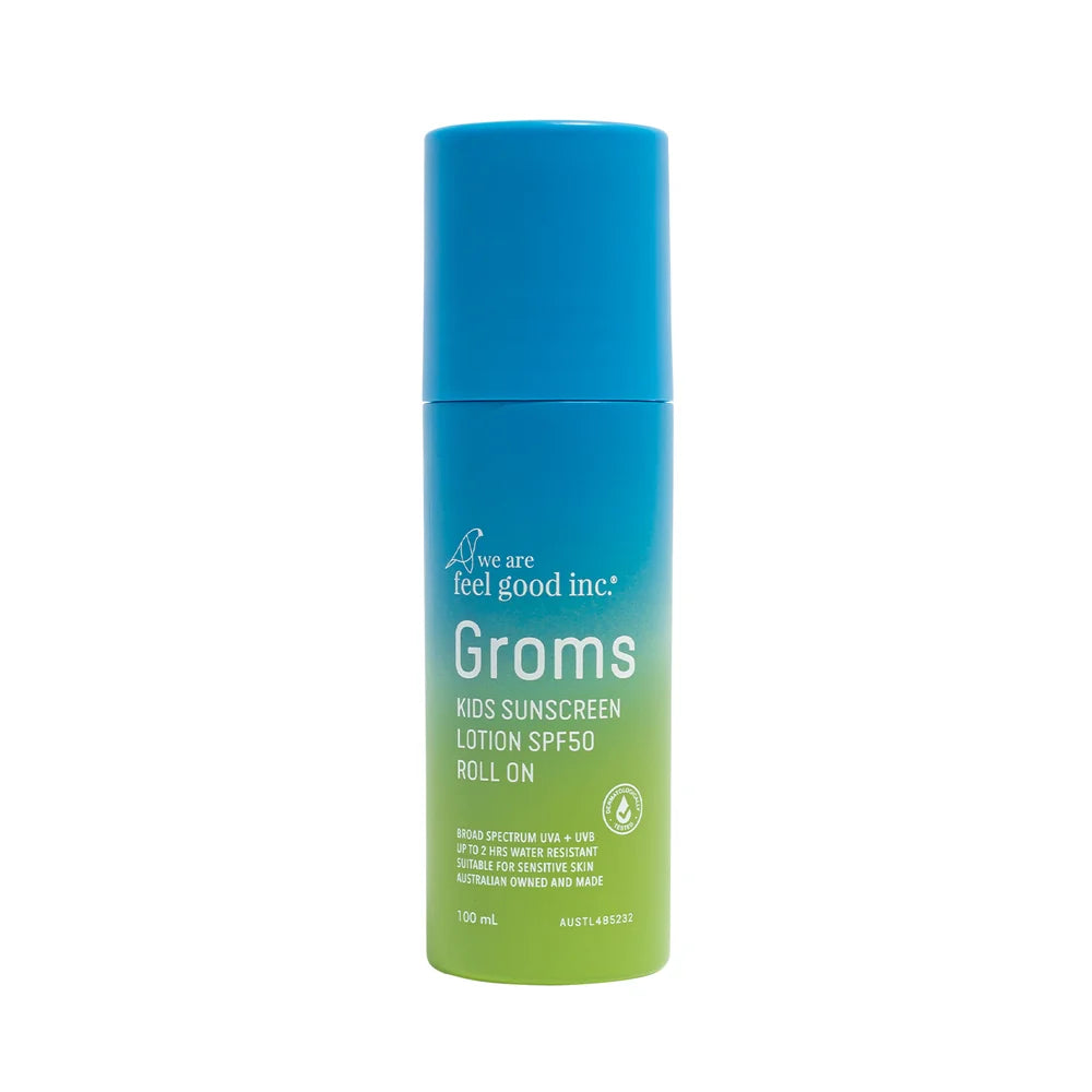 We Are Feel Good Inc. Groms Kids Sunscreen Roll On Lotion SPF50+ 100mL