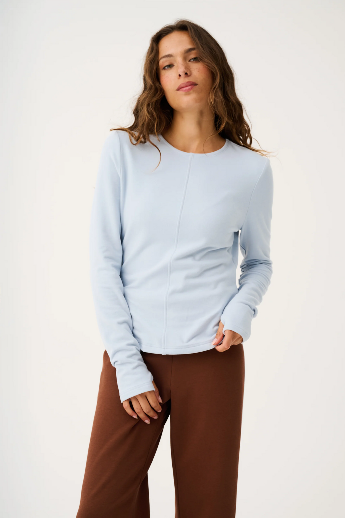 Cartel & Willow Aspyn Top Ice Blue
