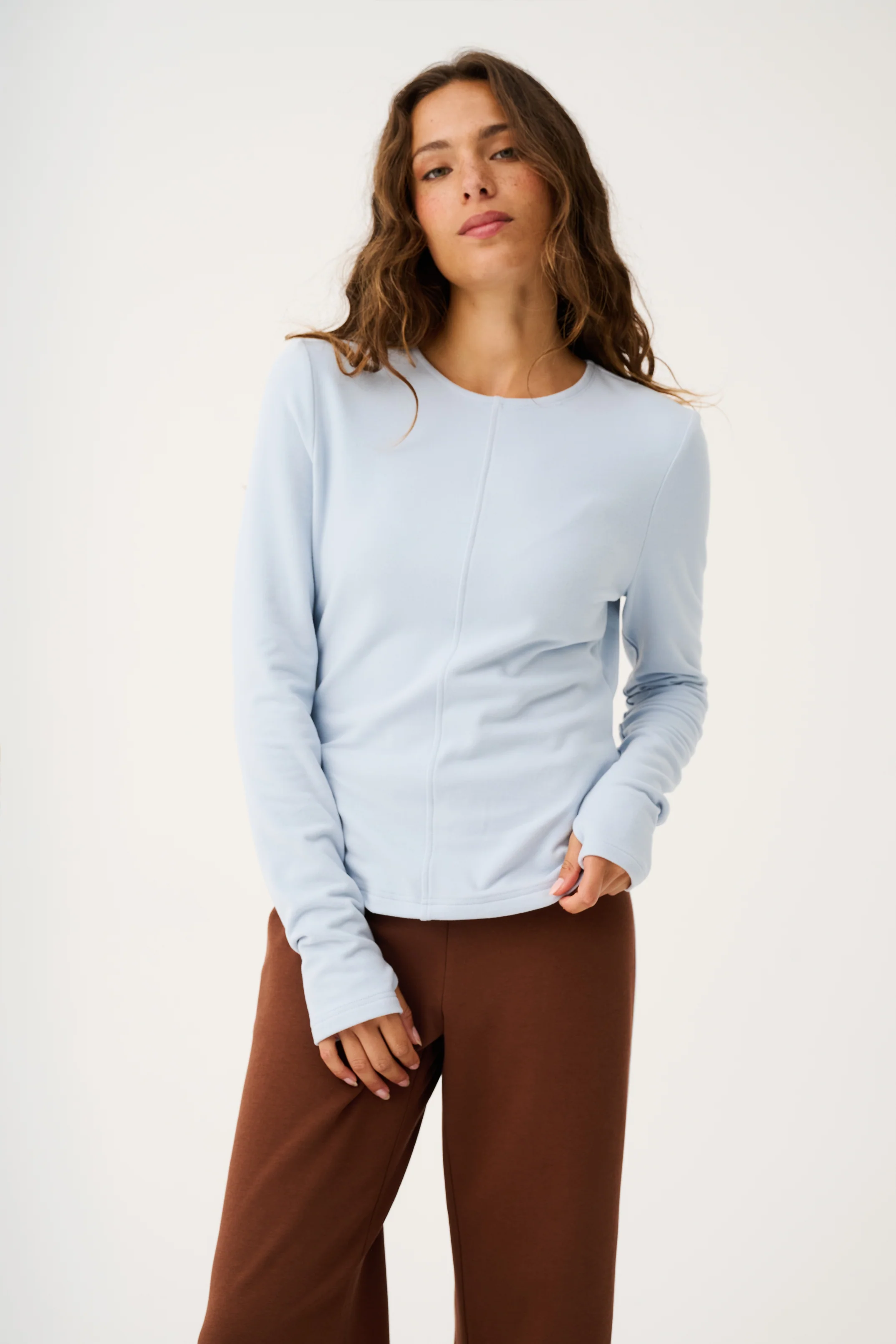 Cartel &amp; Willow Aspyn Top Ice Blue