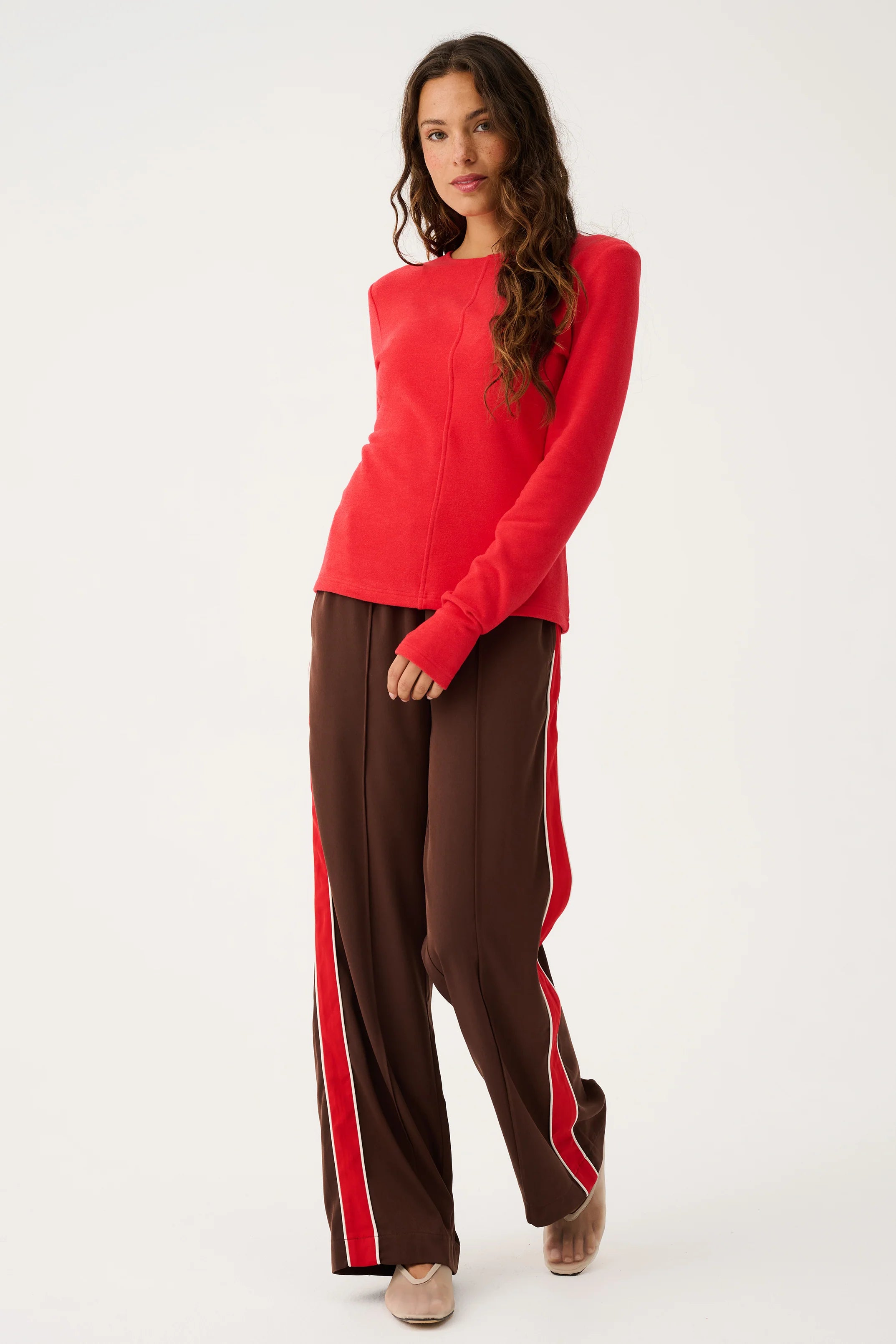 Cartel &amp; Willow Dusty Pant Truffle Red
