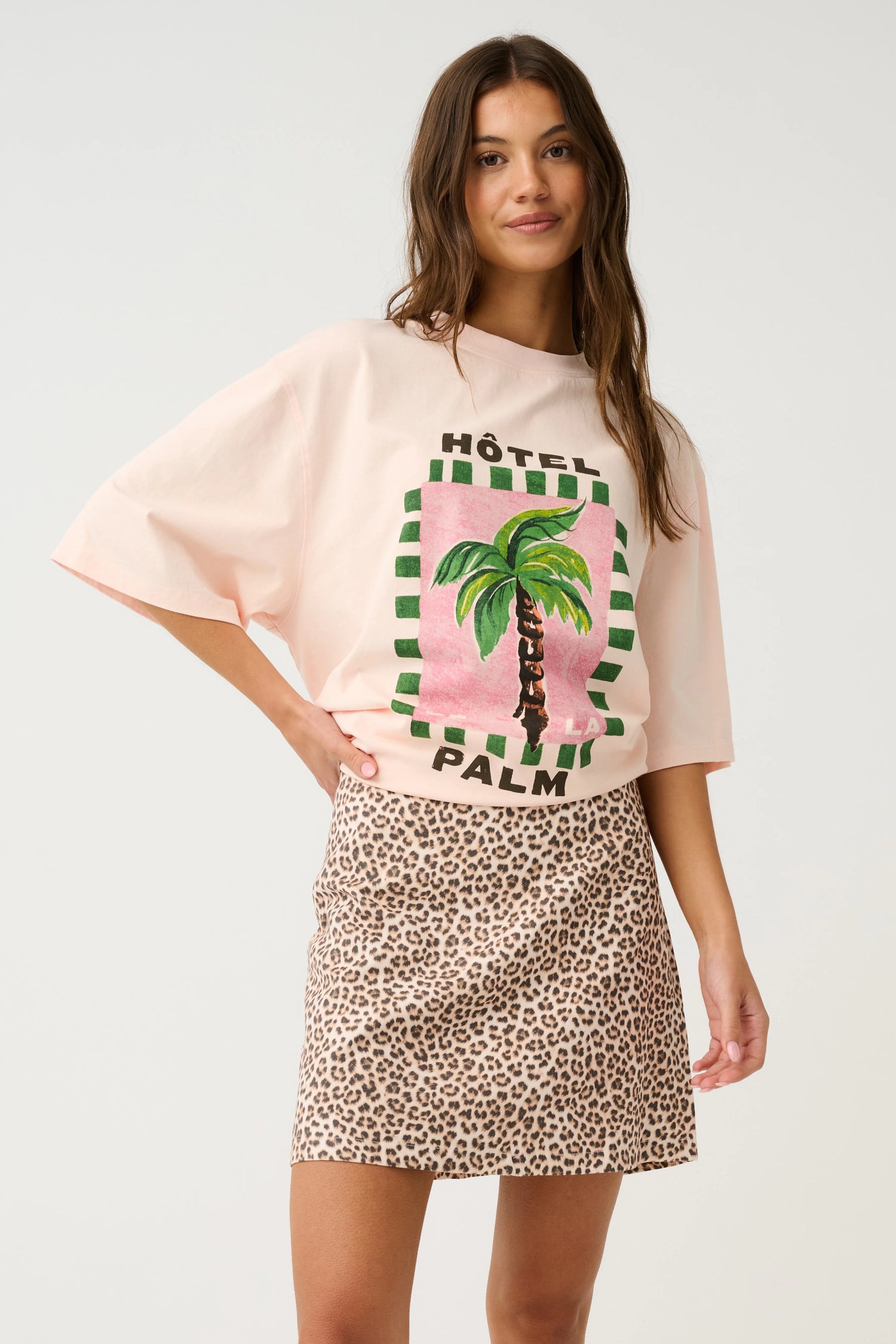Cartel &amp; Willow Zyla Mini Skirt Leopardd