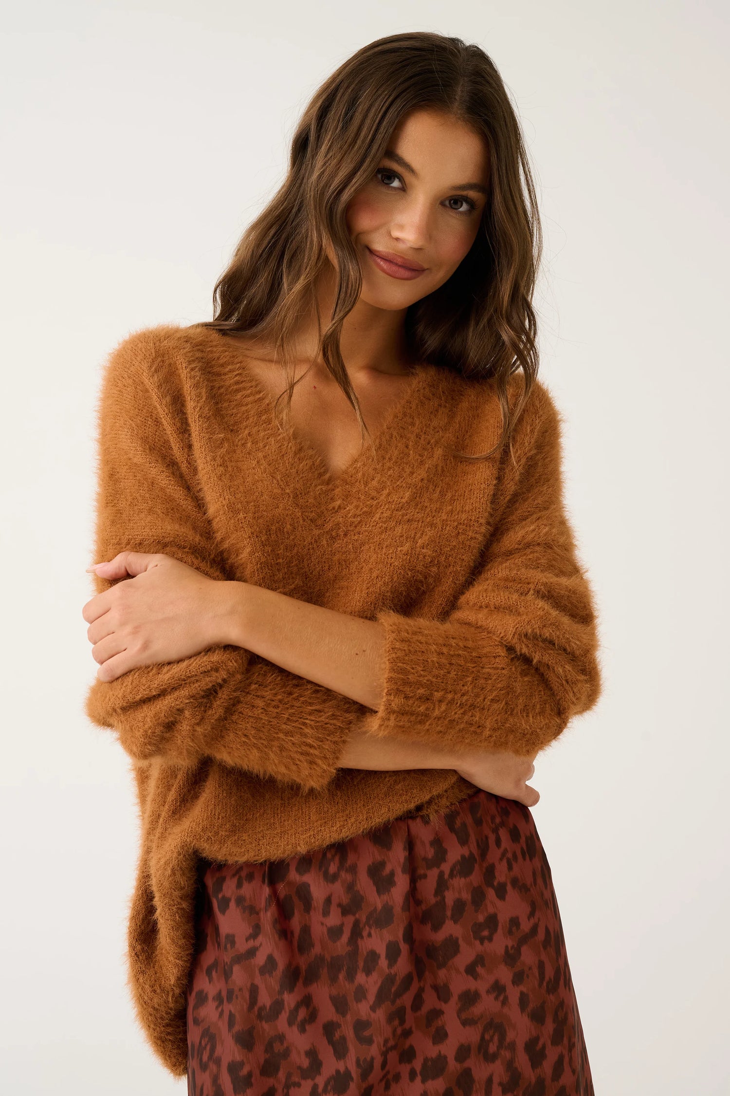 Cartel &amp; Willow Emmie Sweater Toffee