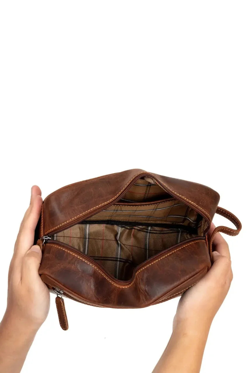 Greenwood Leather Toiletry Bag Orion