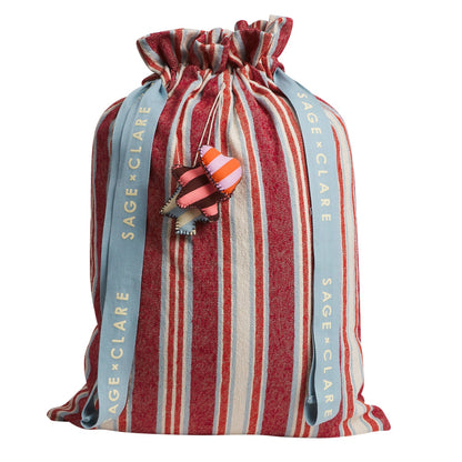 Sage x Clare Selene Santa Sack Crimson