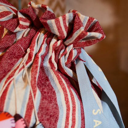 Sage x Clare Selene Santa Sack Crimson