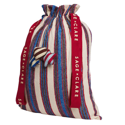 Sage x Clare Selene Santa Sack Azure