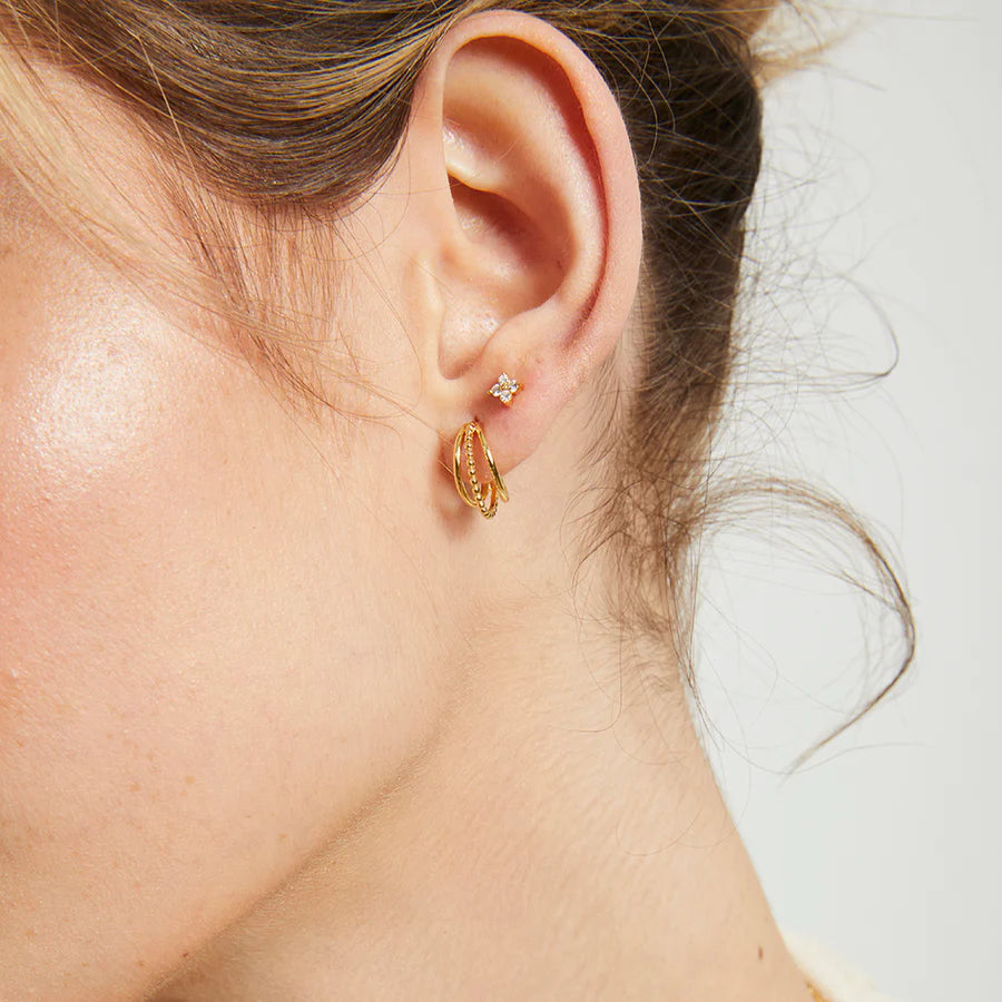Anthea Studs Crystal