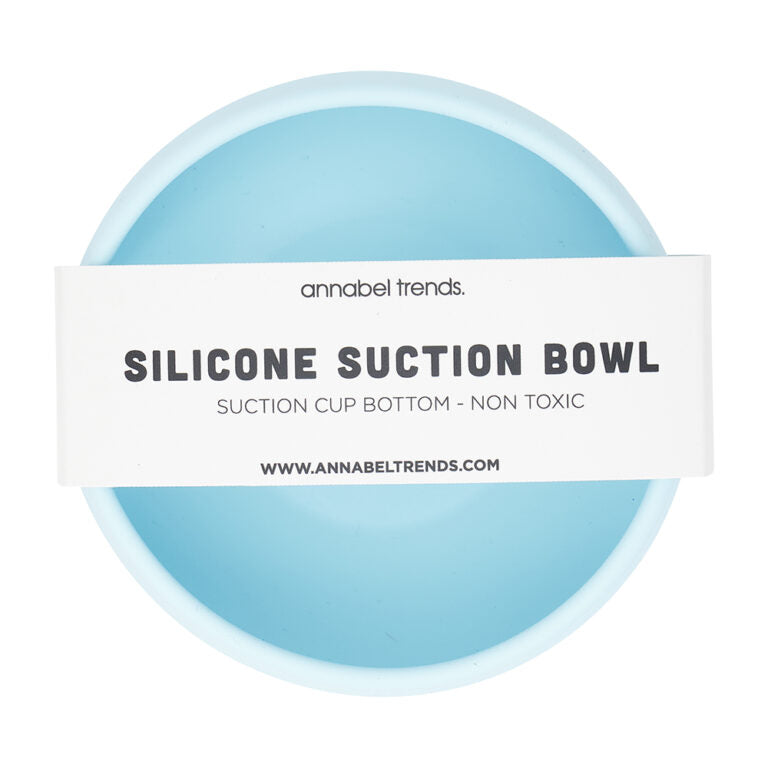 Annabel Trends Silicone Suction Bowl Iced Blue