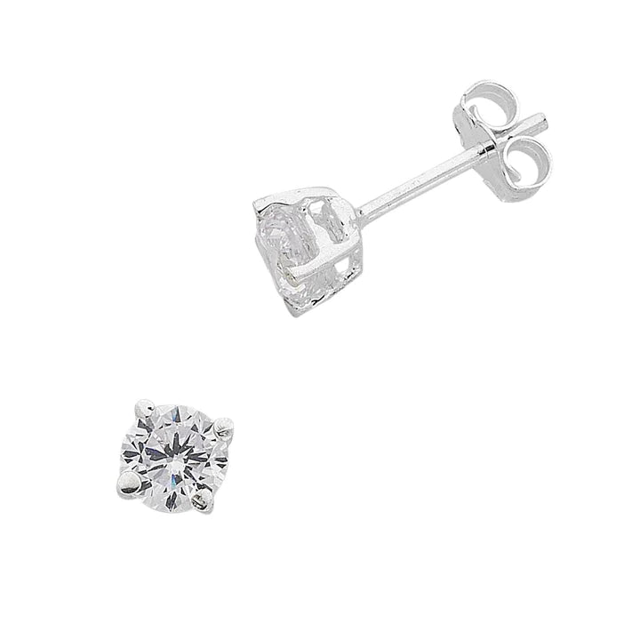 DPI Sterling Silver Stud April