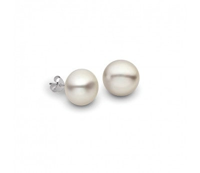 Sterling Silver Pearl Stud Earrings